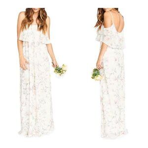 NWT SHOW ME YOUR MUMU Caitlin Chiffon Dress XS 0 2